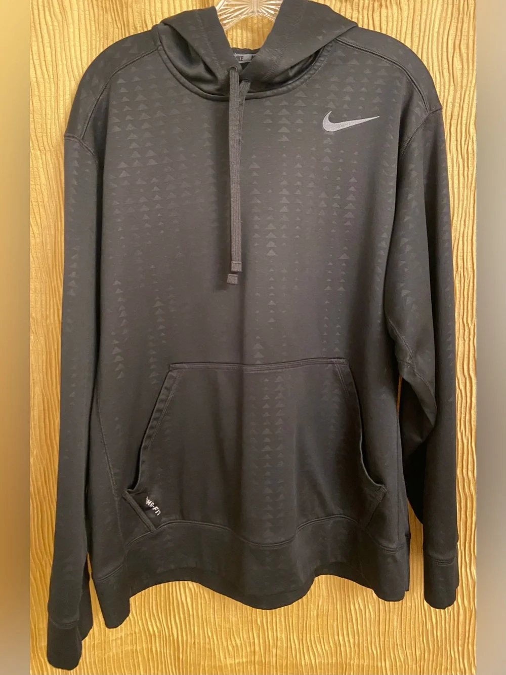 Nike Black Performance Pullover Hoodie Therma Fit